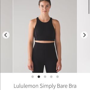 Lulu bra crop top